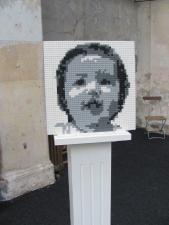 Mosaic baby face